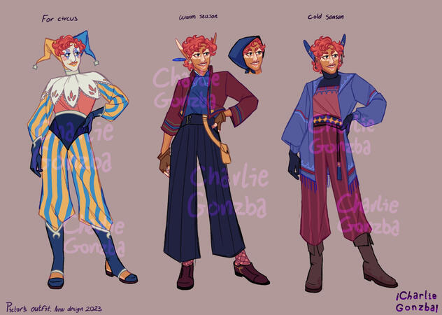 Atuendos. Pictor. Proyecto